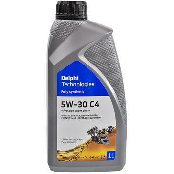 Моторна олива Delphi Prestige Super Plus C4 5W-30, 1 л (28236324) 28236324 фото