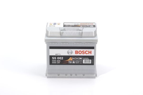 Аккумулятор BOSCH S5 002 Silver 12V 54Ah 530A R+ (0092S50020) 0092S50020 фото