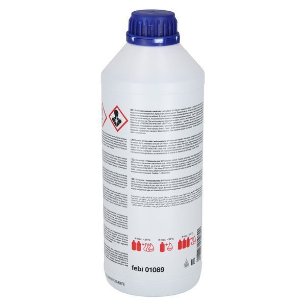 Охолоджуюча рідина Febi G11 (Концентрат), Антифриз, синя, 1,5 л (01089) 01089 фото