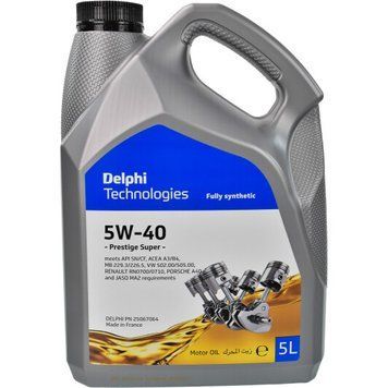 Моторна олива Delphi Prestige Plus 5W-40, 5 л (25067064) 25067064 фото